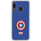 Marvel Captain America Shield Galaxy A20 Clear Case